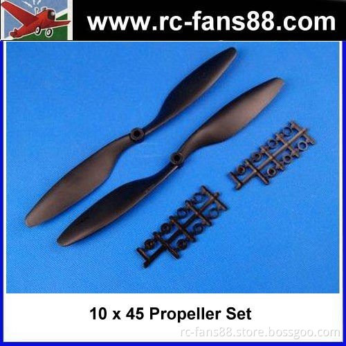 10 x 45 Propeller Set (one clockwise rotating, one counter-clockwise rotating) for RC Quad